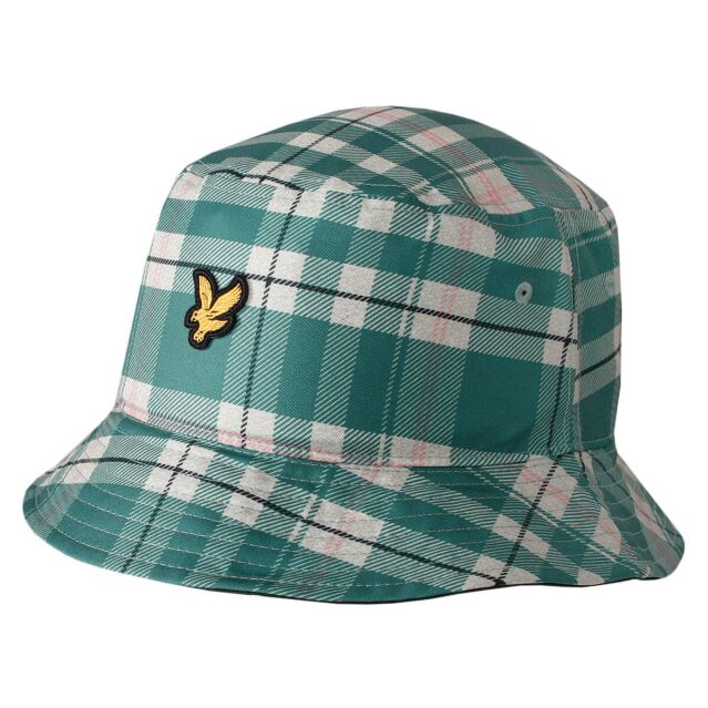Lyle & Scott Mens 2026 Lightweight Durable Versatile Tartan Golf Bucket Hat