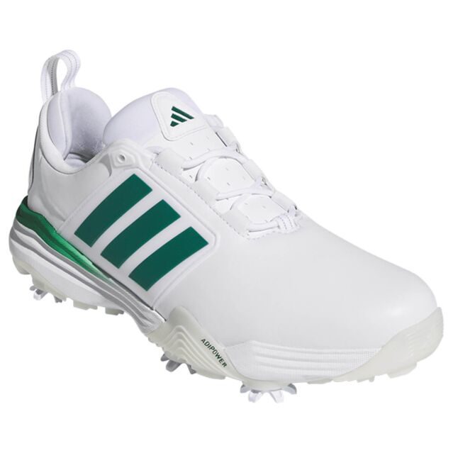 adidas Golf Mens 2026 Adipower 26 Waterproof Spiked Leather Golf Shoes