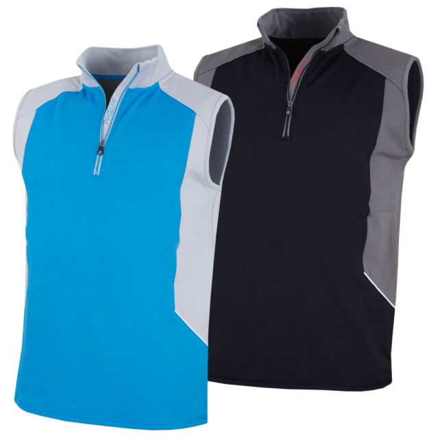 Proquip Mens Hurricane Windproof 1/4 Zip Gilet Golf Vest