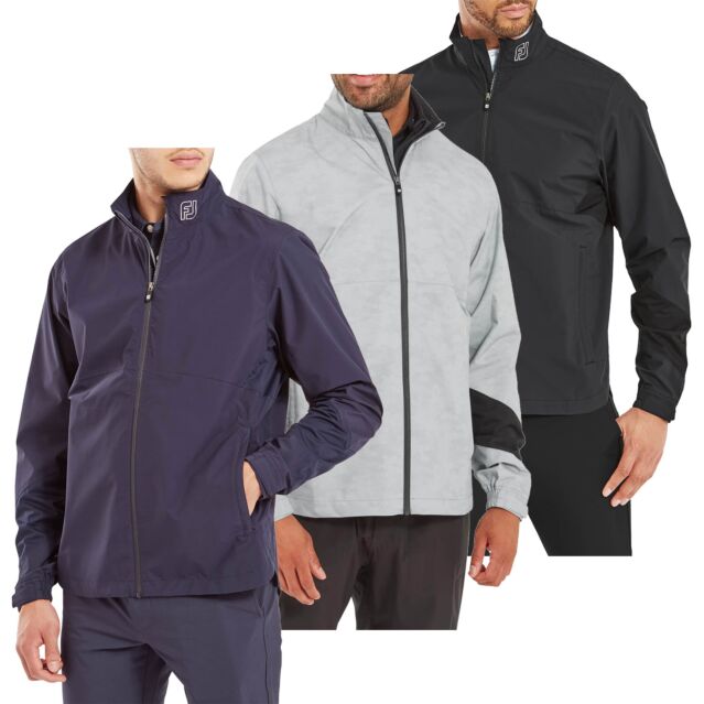 Footjoy Mens 2026 HydroLite X Waterproof Stretch Breathable Packable Golf Jacket