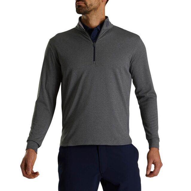 Footjoy Mens HYPR Moisture Wicking UV Protection Midlayer Sweater