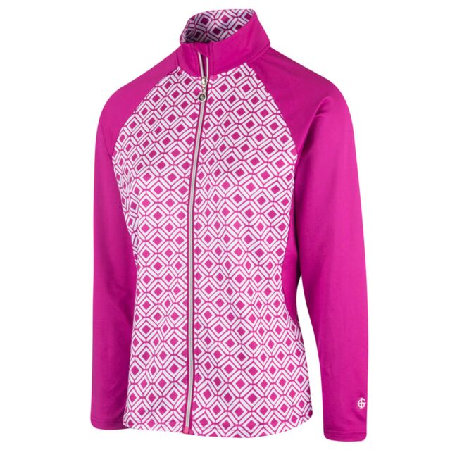 Island Green Womens Raglan Sleeve Breathable Golf Sweater