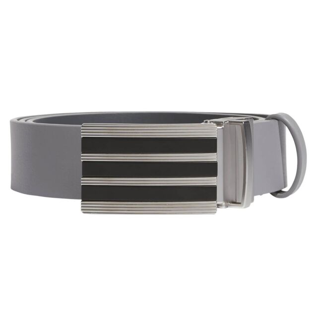 adidas Golf Mens 2026 3 Stripe Tour Metal Buckle 3 Stripes Easy-Wear Belt