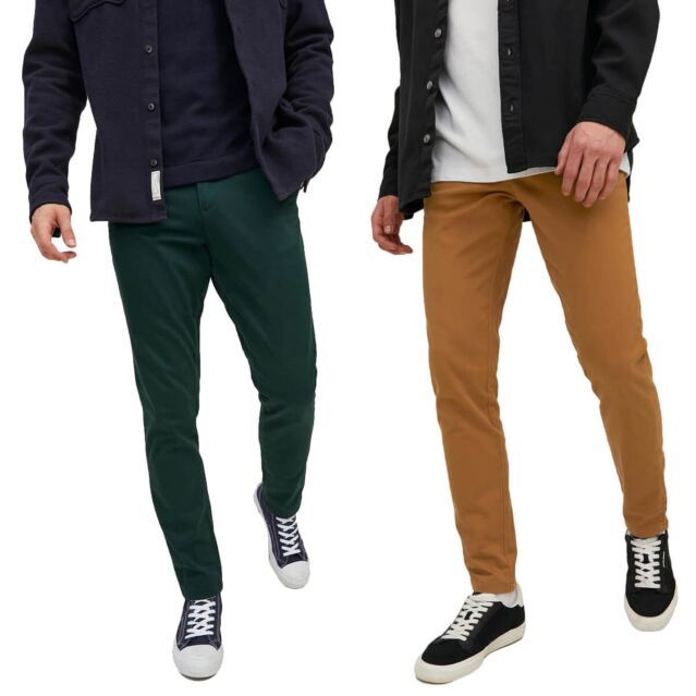 Jack & Jones Mens JPSTMarco JJBowie Slim Fit Chino Trousers