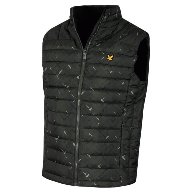 Lyle & Scott Mens Lightweight Quilted Collar Slim Fit Gilet