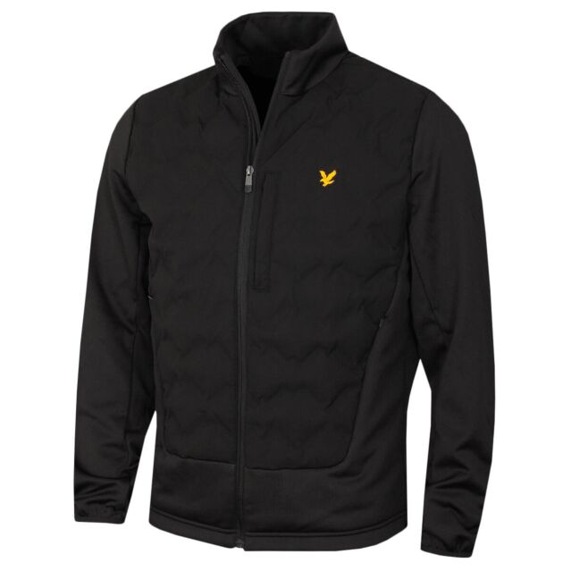 Lyle & Scott Mens Welded Check Chest Pocket Warm Regular Fit Fleece Jacket