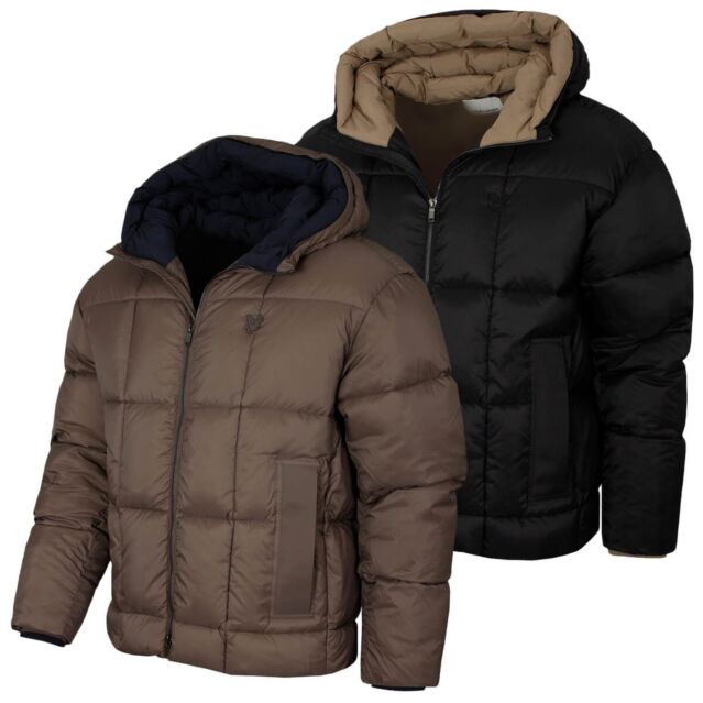 Lyle & Scott Mens Square Cocoon Wadded Padding Lightweight Golf Jacket