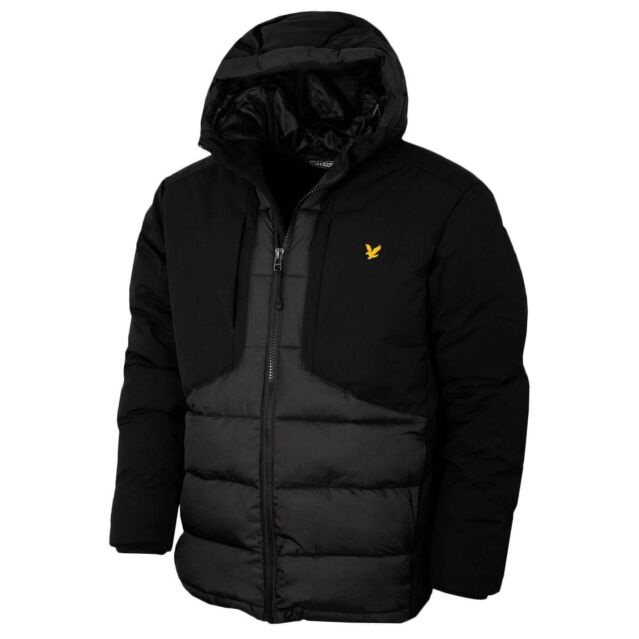 Lyle & Scott Mens Wadded Stretch Quilted Insulation Hybrid Golf Jacket