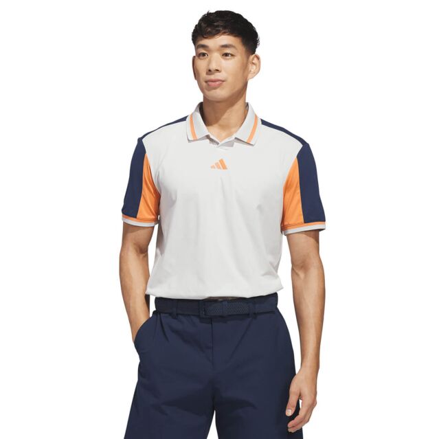 adidas Golf Mens 2026 Beyond The Course Twist Knit Breathable Polo Shirt