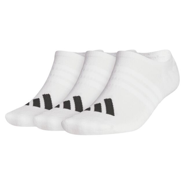 adidas Golf Unisex 2026 Performance 3 Pack Soft No-Slip Grip No Show Socks