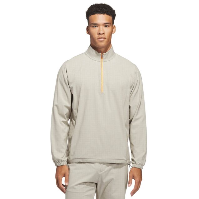 adidas Golf Mens 2026 Ultimate365 Set Woven 1/4 Zip Stylish Soft Sweater