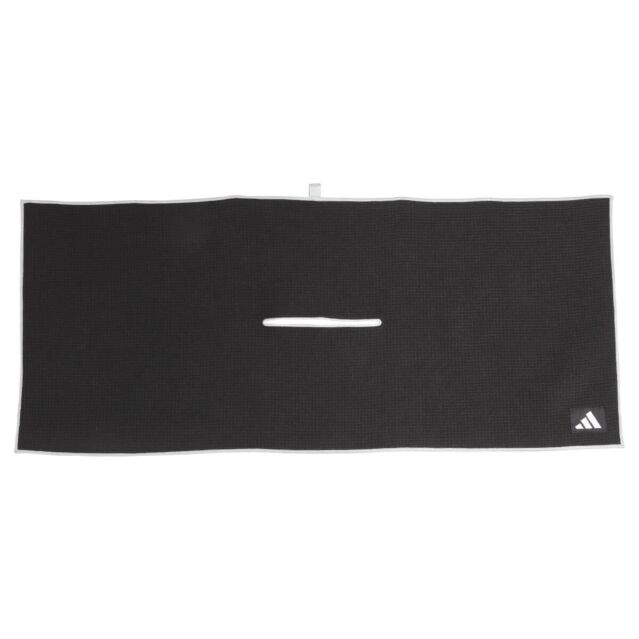 adidas Golf Unisex 2026 The Club Microfibre Absorbent Waffle Texture Golf Towel