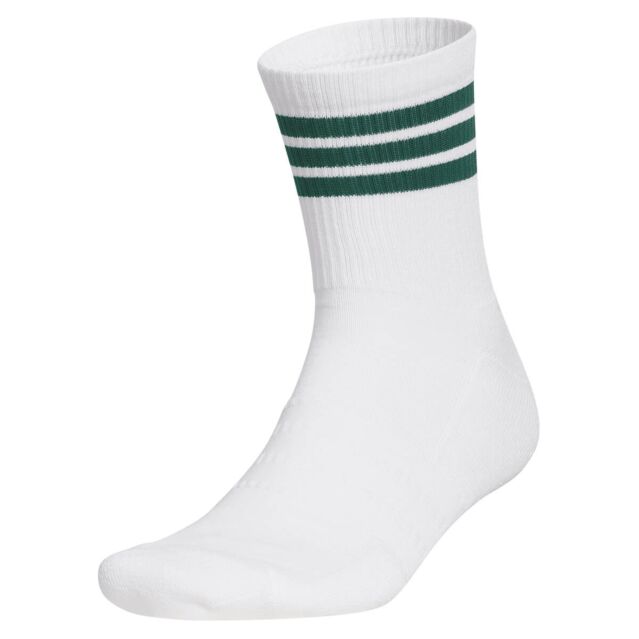 adidas Golf Unisex 2026 3 Stripes Half Crew Moisture Wicking Compression Socks