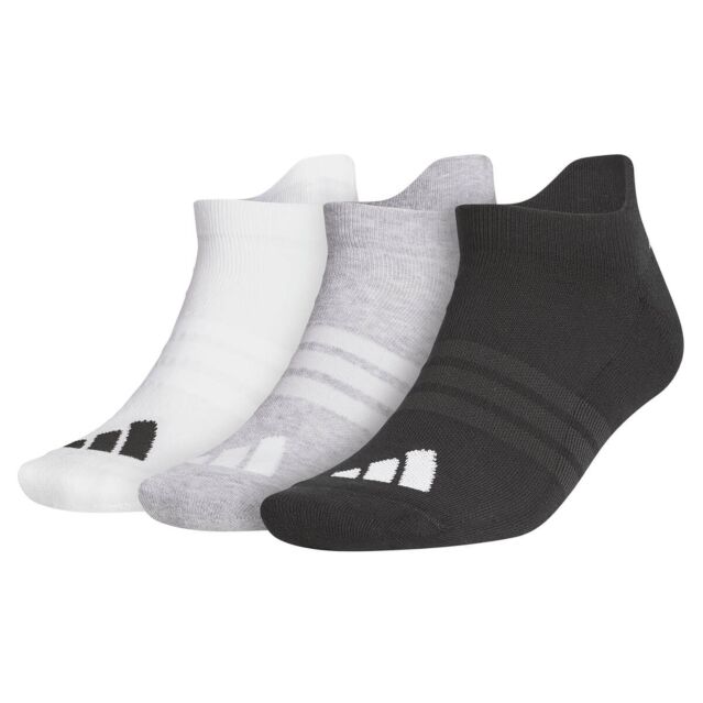 adidas Golf Unisex 2026 3 Pack Primegreen Sustainable Low Cut Anckle Socks