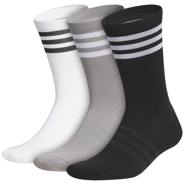 adidas Golf Unisex 2026 Three Pack Sustainable Recycled Cotton Mesh Crew Socks