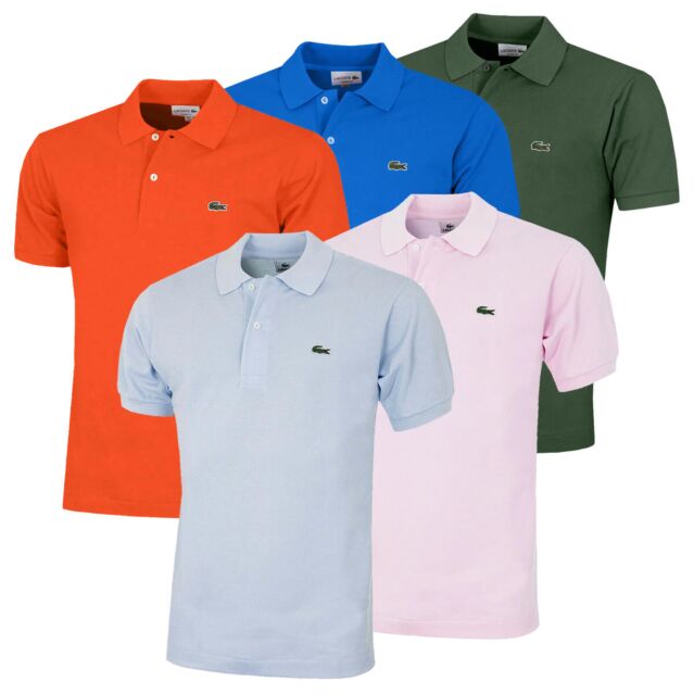 Lacoste Mens Classic Cotton L1212 Short Sleeve Polo Shirt