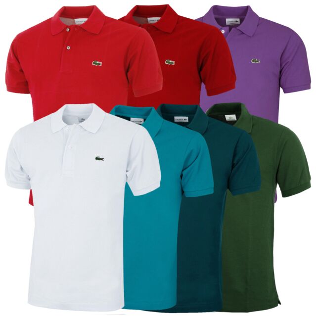 Lacoste Mens Essential Classic L1212 Short Sleeve Polo Shirt
