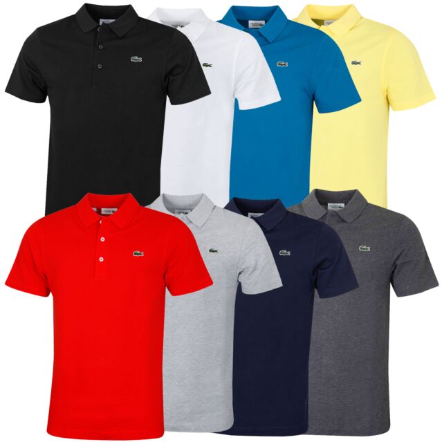 Lacoste Mens Sport Tennis Regular Fit Classic Super Light Cotton Polo Shirt