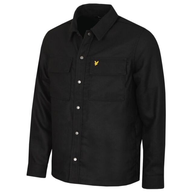 Lyle & Scott Mens Brushed Overshirt Casual Jacket