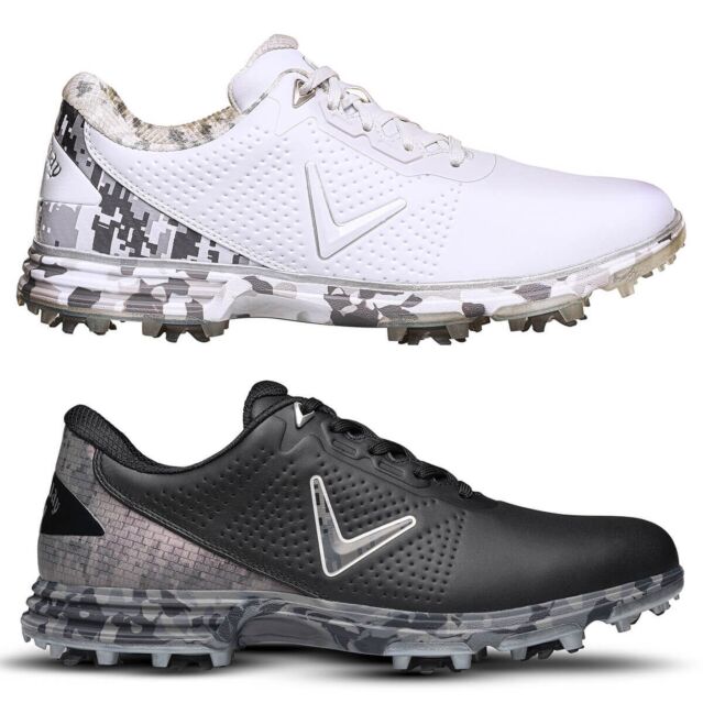 Callaway Golf Mens Apex Coronado Leather Waterproof Golf Shoes