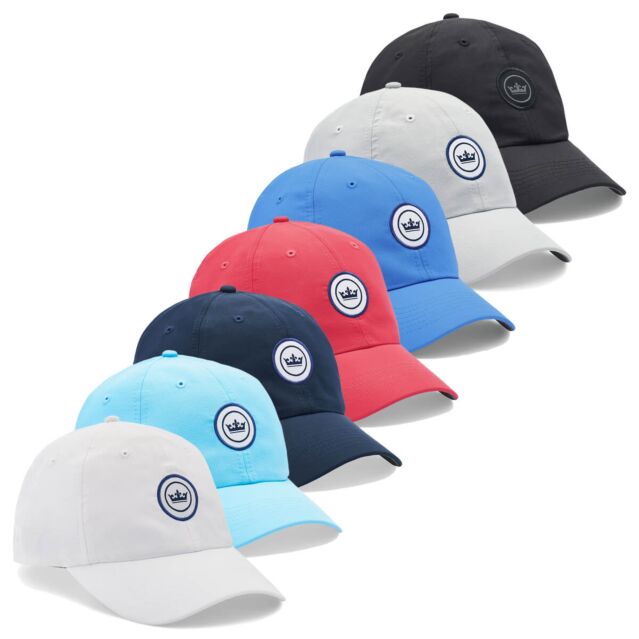 Peter Millar Mens Crown Seal Performance Moisture Wicking Golf Baseball Cap