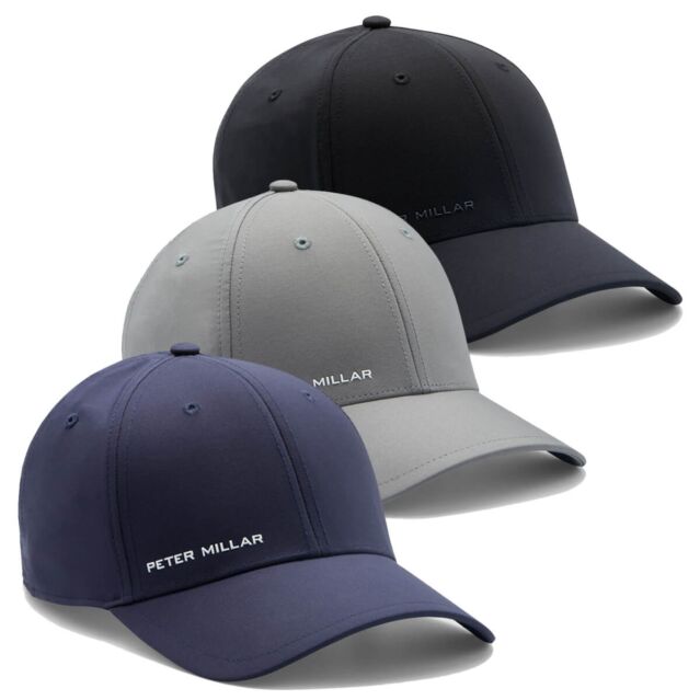 Peter Millar Mens Pursuit Performance Breathable Classic Golf Baseball Cap