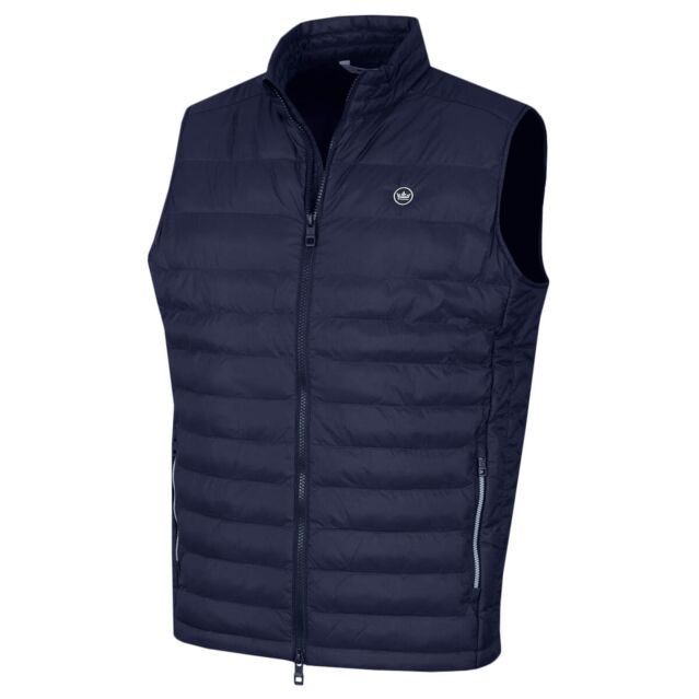 Peter Millar Mens All Course Vest Stretch Windproof Quilted Gilet