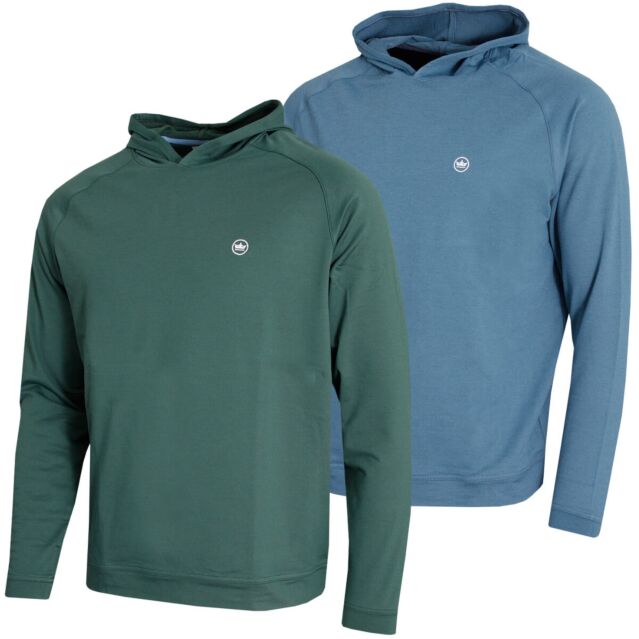 Peter Millar Mens Pine Performance Stretch Moisture Wicking Golf Hoody