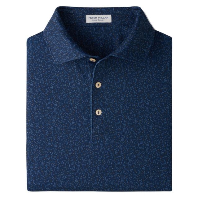 Peter Millar Mens Winning Play Performance Jersey Stretch Golf Polo Shirt