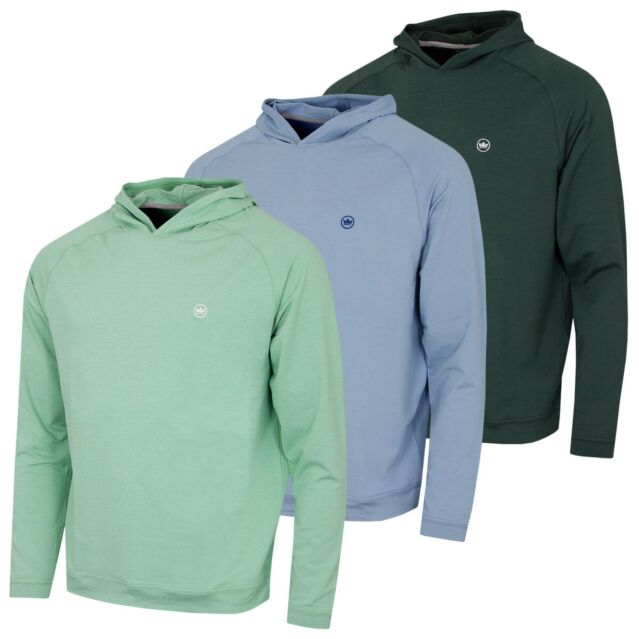 Peter Millar Mens Pine Performance 4 Way Stretch Wicking Golf Hoody