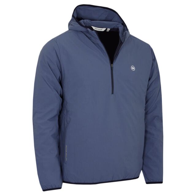 Peter Millar Mens Ridge Half Zip Water Resistant Lightweight Golf Hoody