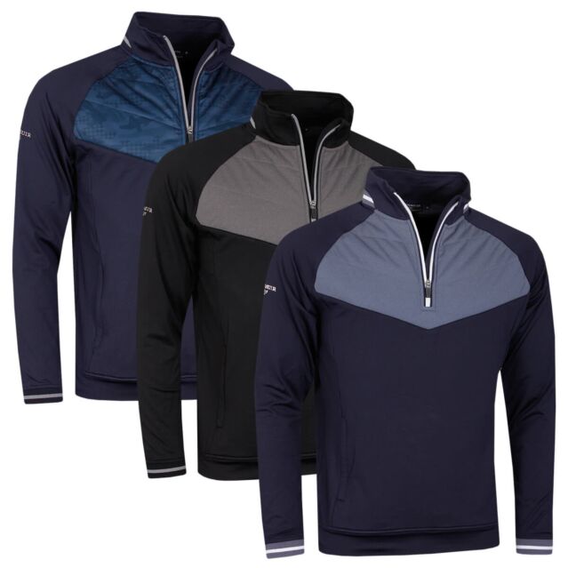 Glenmuir Forth Hybrid Thermal Water Repellent Midlayer Golf Sweater
