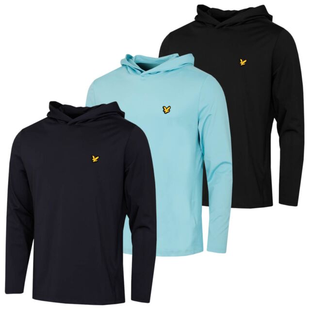 Lyle & Scott Mens 2026 Core Midlayer Stretch Fabric Versatile Golf Hoody