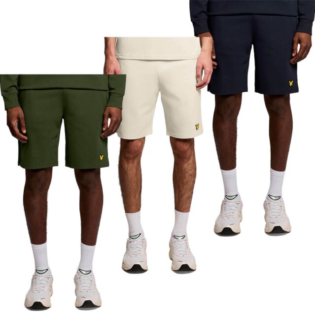 Lyle & Scott Mens 2026 Fly Fleece Lightweight Soft-Touch Casual Shorts