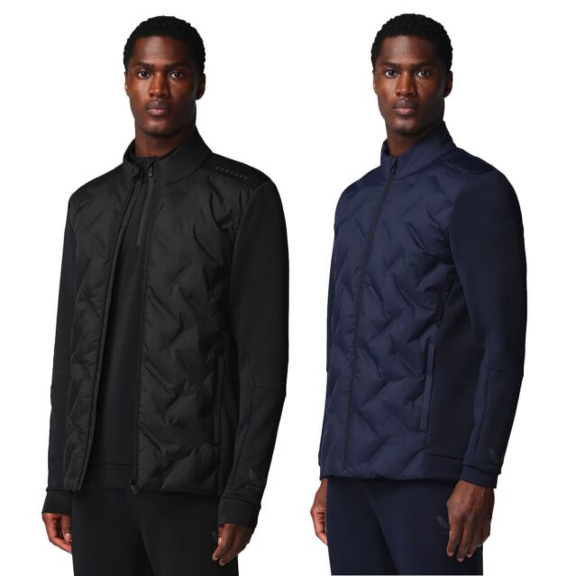 Castore Mens Flex Hybrid Water Resistant Warm Zipped Coat Jacket