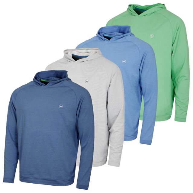 Peter Millar Mens Pine Performance Stretch Wicking Golf Hoody