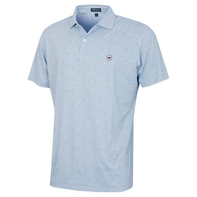Peter Millar Mens Retro Performance Wicking Stretch Golf Jersey Polo Shirt