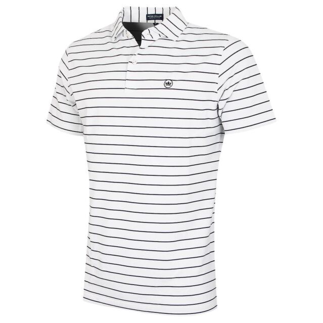 Peter Millar Mens Coda Performance Mesh 4-Way Stretch Golf Polo Shirt