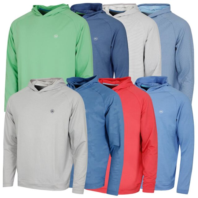 Peter Millar Mens Pine Performance Stretch Wicking Golf Hoody
