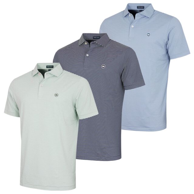 Peter Millar Mens 2026 Ballad Performance Stretch Wicking Golf Polo Shirt