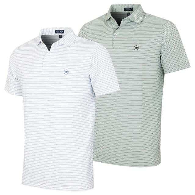 Peter Millar Mens Keynote Performance 4 Way Stretch Wicking Golf Polo Shirt