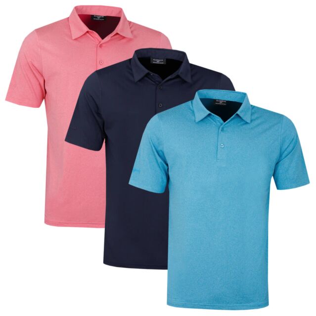 Glenmuir Silloth 4-Way Stretch Moisture Wicking Golf Polo Shirt