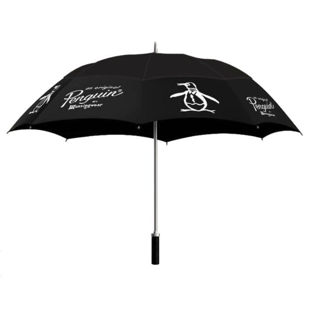 Original Penguin Mens Golf Tour Pete Penguin Logo One Size Umbrella
