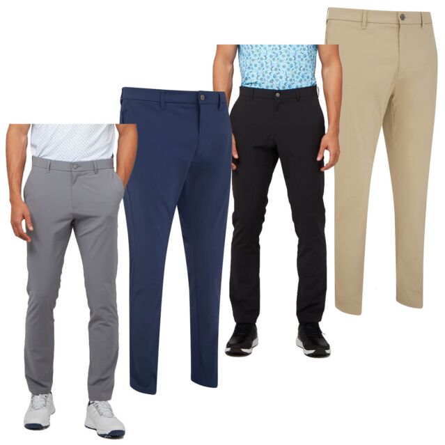 Original Penguin Mens Pete Performance Stretch Shirt Gripper Golf Trousers