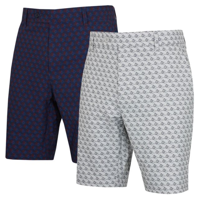 Oscar Jacobson Mens Dunbar Lightweight Stretch Fabric Golf Shorts
