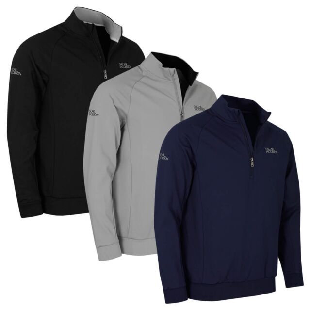 Oscar Jacobson Mens 2026 Trent Tour Comfort Stretch Golf Sweater