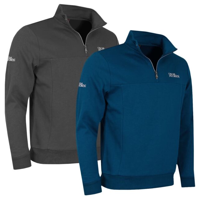Oscar Jacobson Mens Hawkes Tour II Breathable Half Zip Sweater