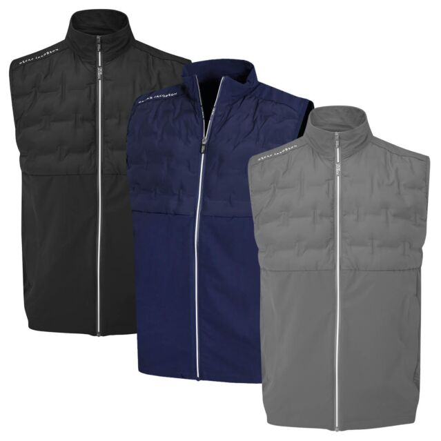 Oscar Jacobson Mens Quinn Lightweight Thermal Water Repellent Golf Gilet