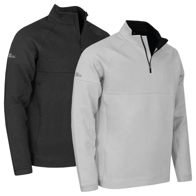 Oscar Jacobson Mens Lockhart Wicking Breathable Golf Sweater