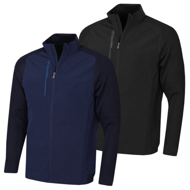 Oscar Jacobson Mens Highbank Lightweight Wind Resistant Golf Jacket